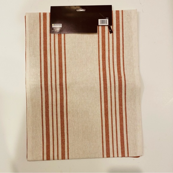 Fall Table Runner Reversible Woven Fused Cotton13”x54” - Picture 7 of 9